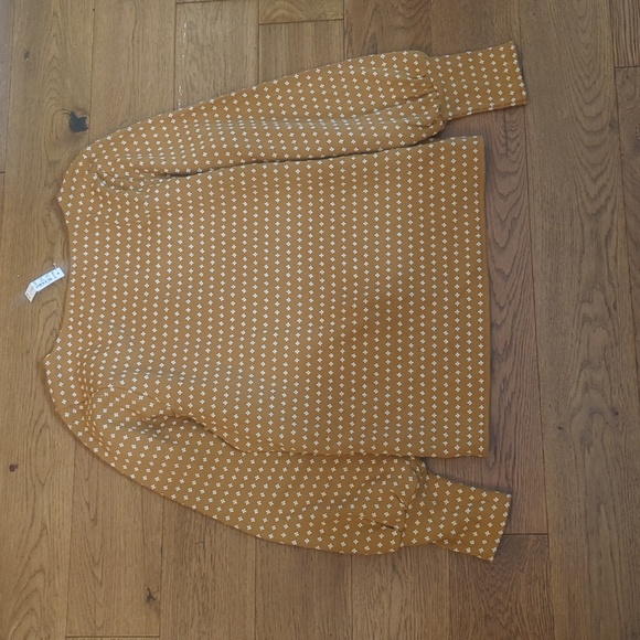 Madewell Floral Jacquard Square-Neck Top nwt large - Picture 5 of 8